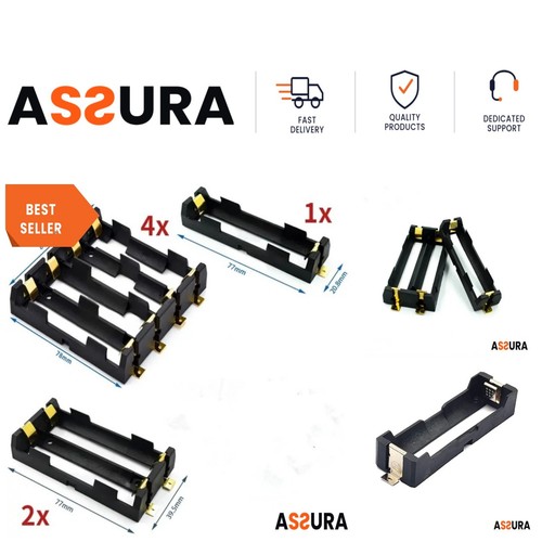 18650 custodia porta batteria - 18650,