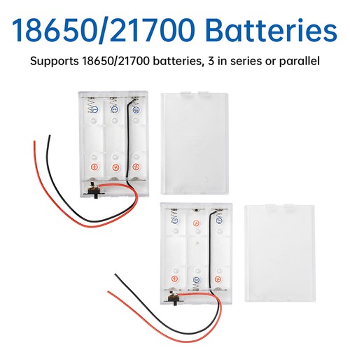 Porta batteria 3cell - , 21700