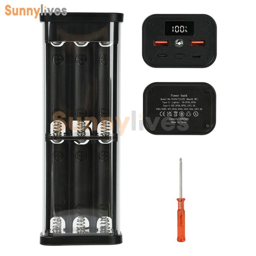Power bank case trasparente - power,