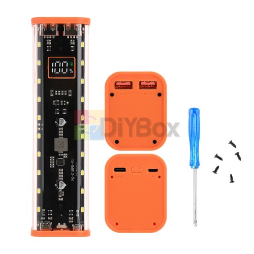Scatola batteria trasparente
