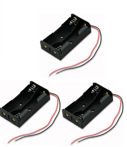 Box porta batterie 18650 - 3x,