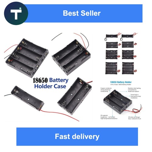 18650 scatola porta batteria - 18650,