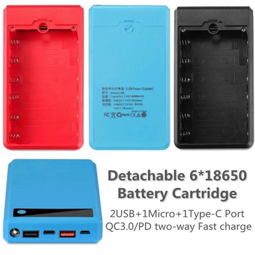 Custodia power bank rimovibile