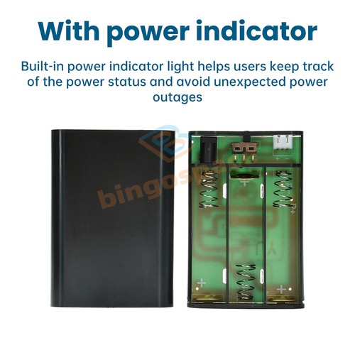 Power bank case - power, 3x18650